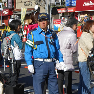 イベント会場の警備